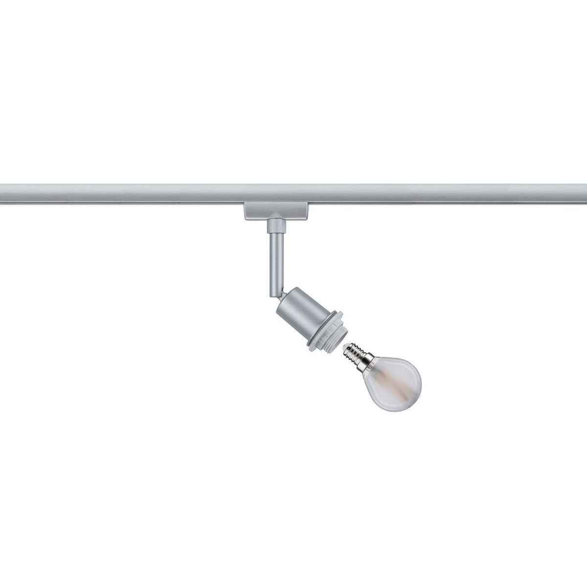 Paulmann Design URail No. 96968 URail DecoSystems Spot Chrom matt max.20W E14 ohne Leuchtmittel