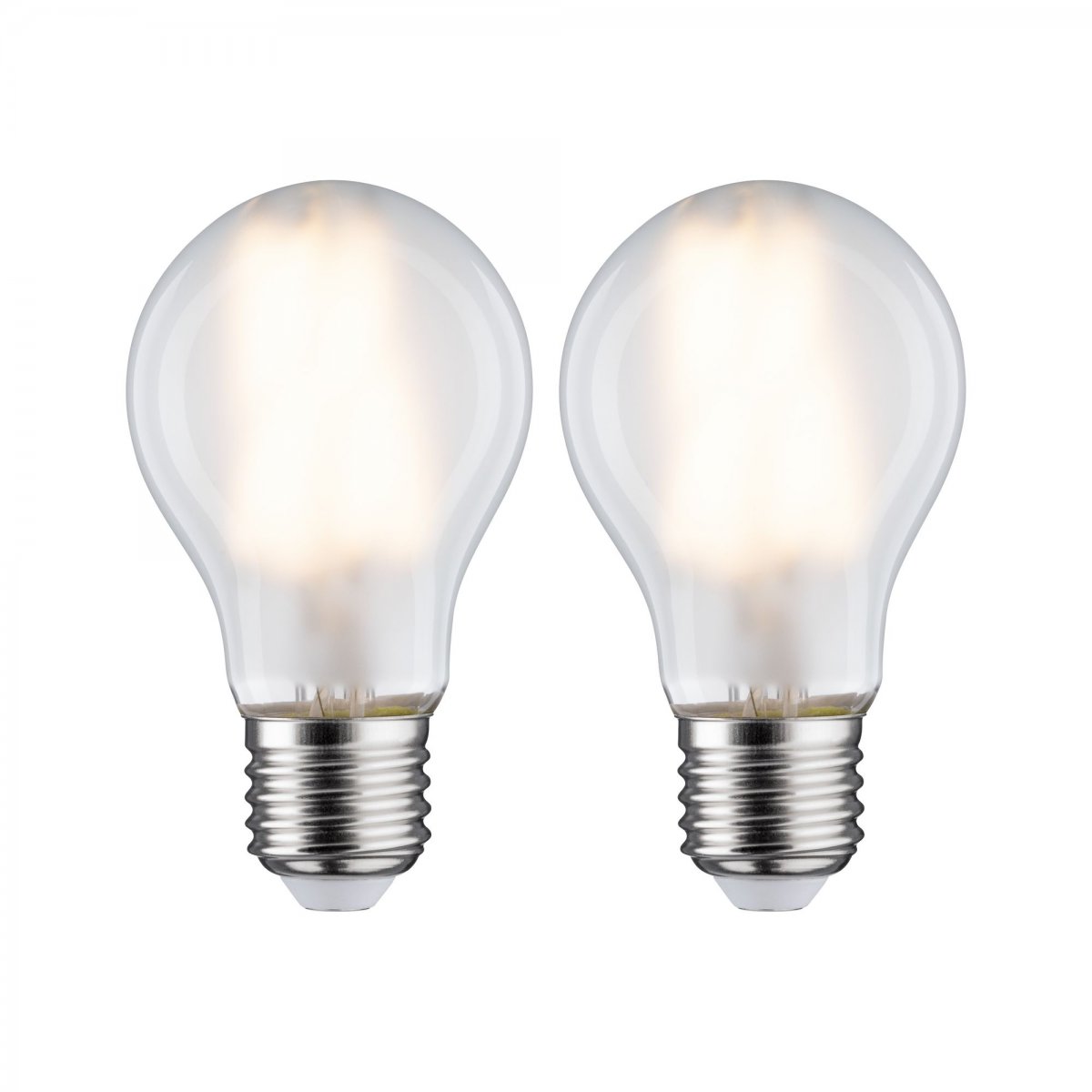 Paulmann No. 28642 LED Standardform 7 Watt E27 Warmwei� Matt 2er Set