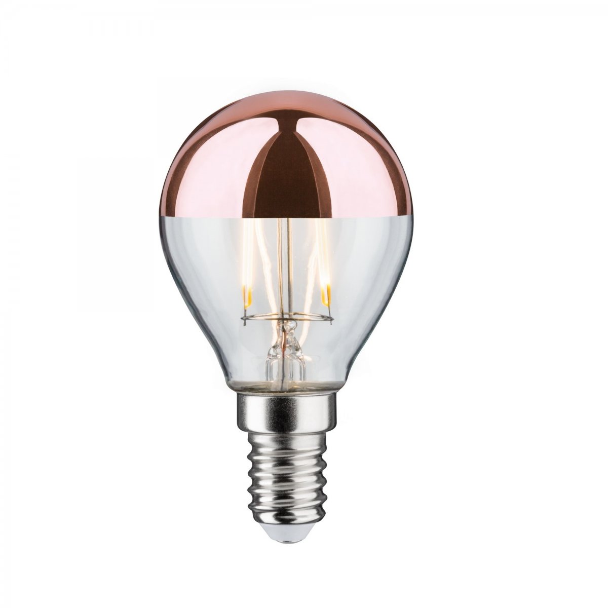 Paulmann No. 28665 LED Tropfen 2,6W E14 Kopfspiegel Kupfer Warmwei�