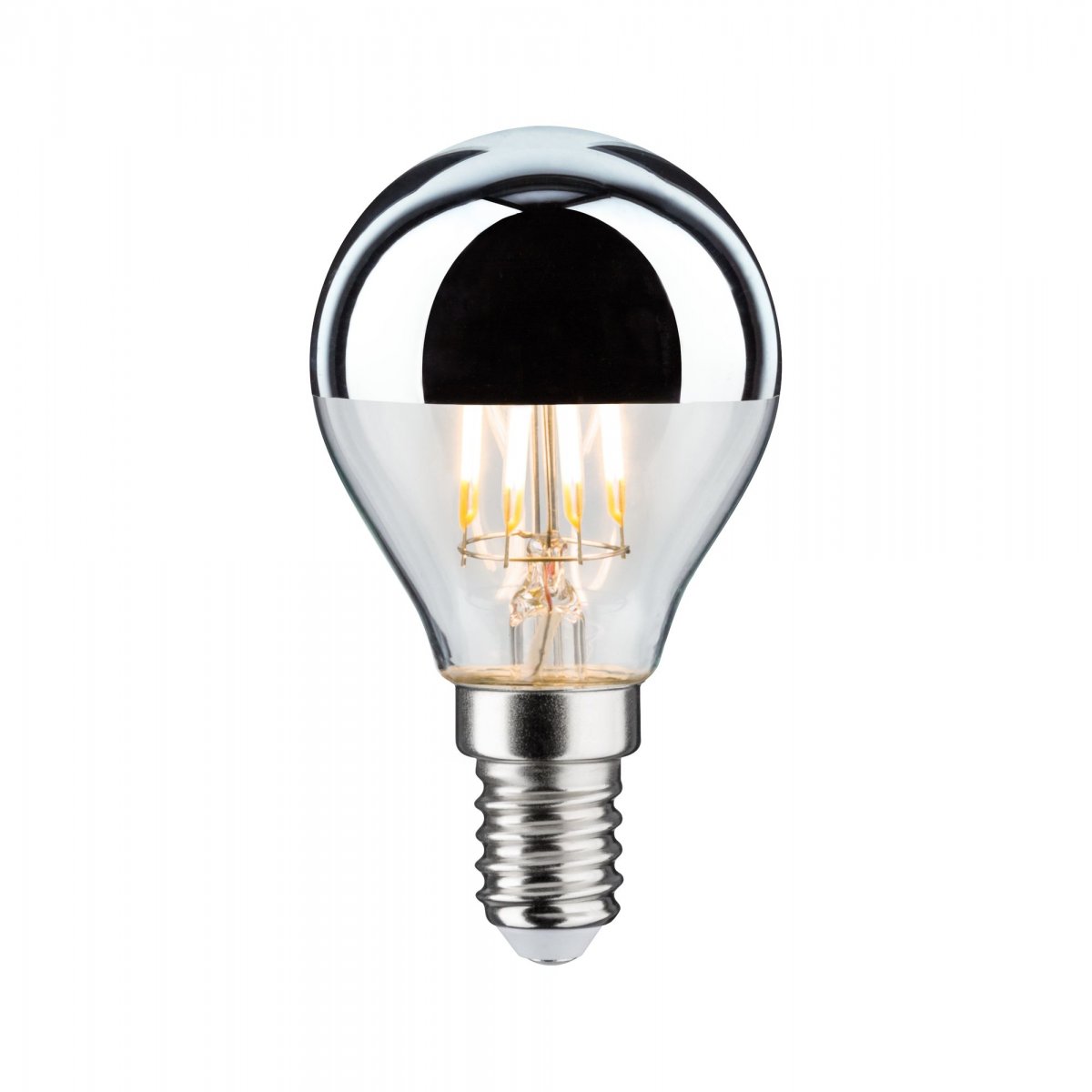 Paulmann No. 28667 LED Tropfen 4,8W E14 Kopfspiegel Silber Warmwei� dimmbar