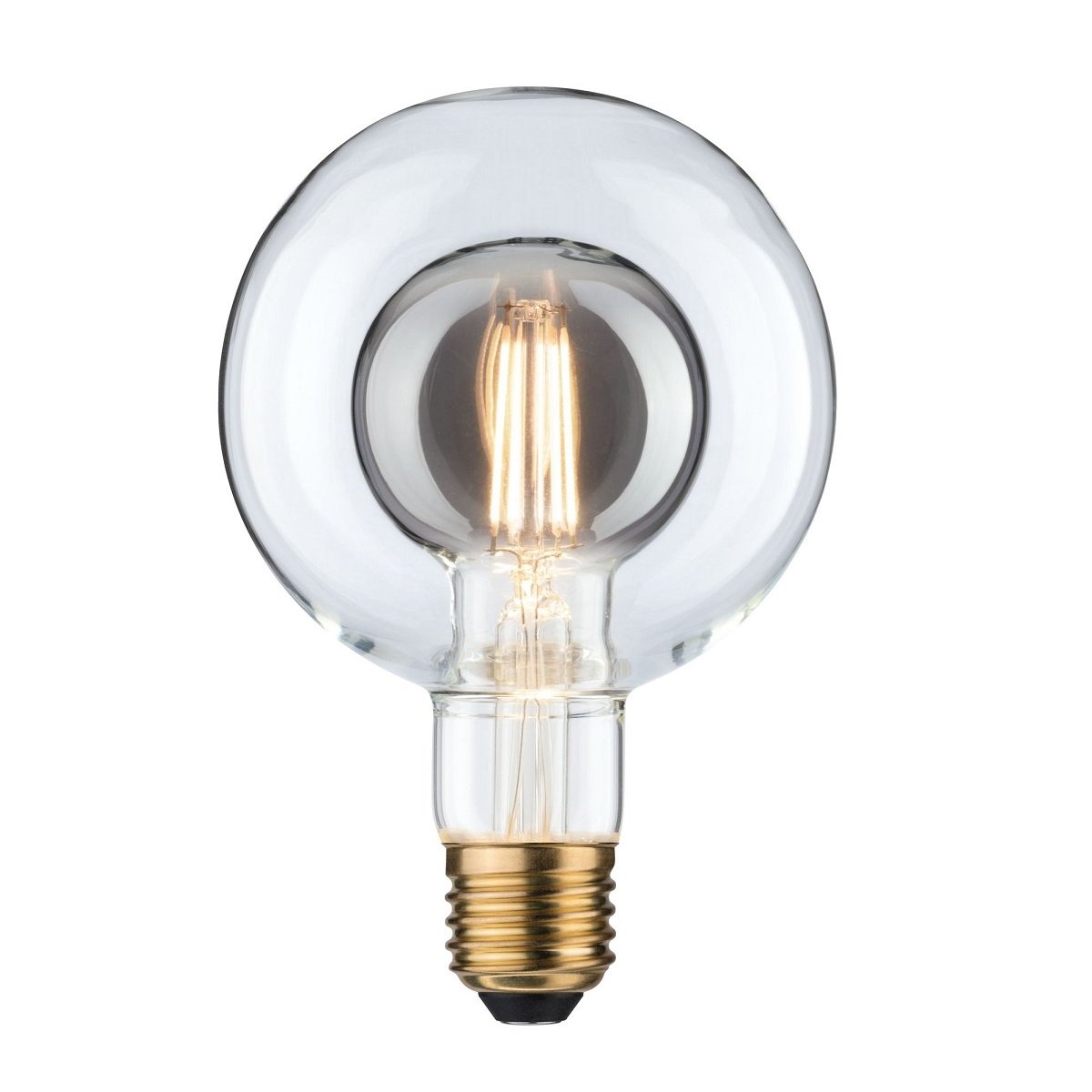 Leuchten E27 Lampen No. Inner Shop online LED G95 28766 Globe kaufen Rauchglas 2700K 4W & Shape --> im Paulmann