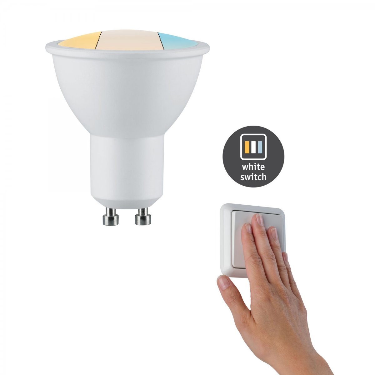Paulmann No. 28797 LED Reflektor WhiteSwitch GU10 5,9W 2700-6500K