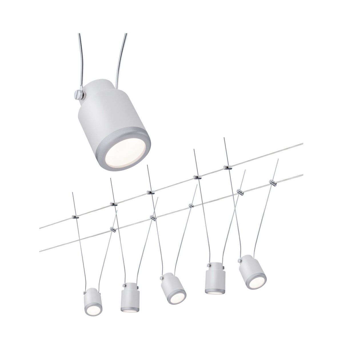 Paulmann No. 3980 Wire System TunLED 5x4W Wei� Chrom matt