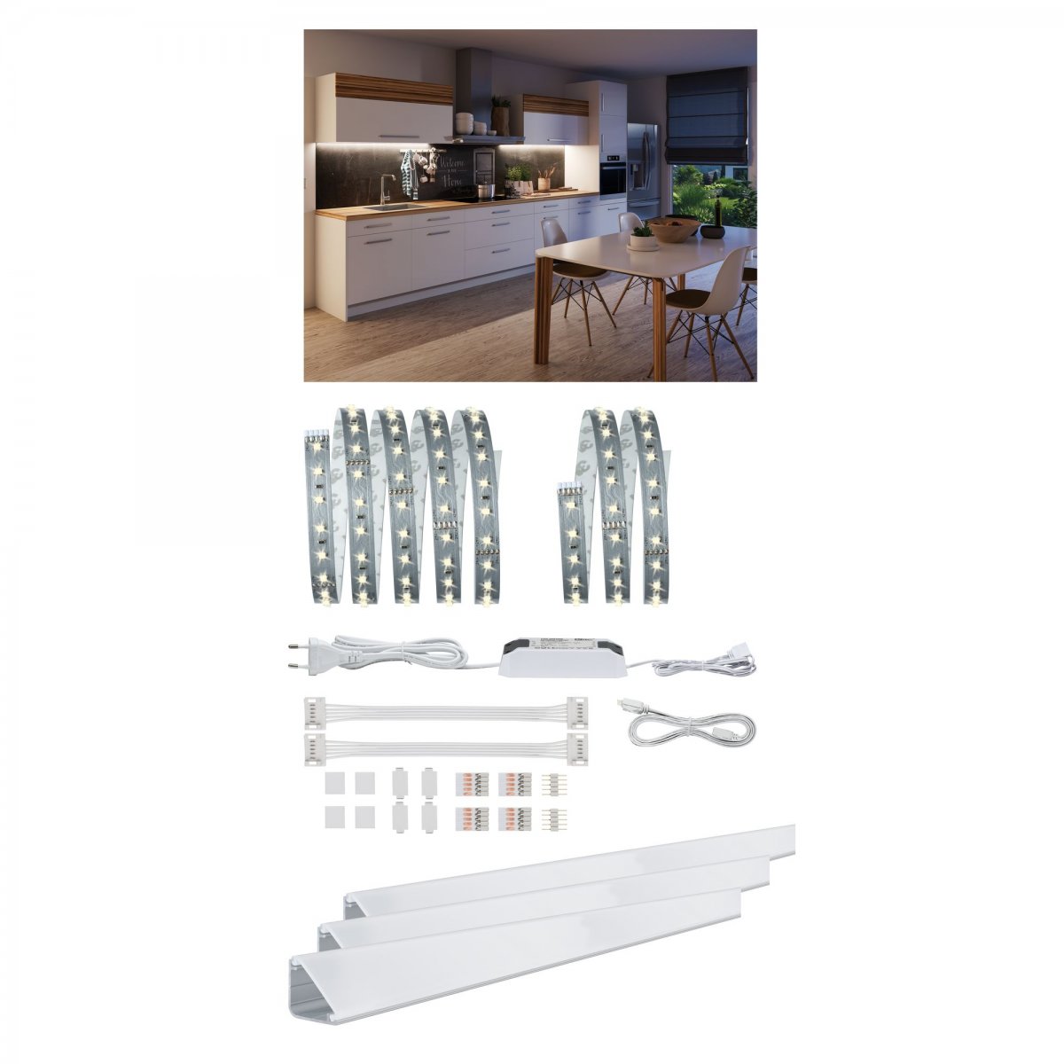 Paulmann No. 5058 Fuction Bundle MaxLED 500 Set K�che