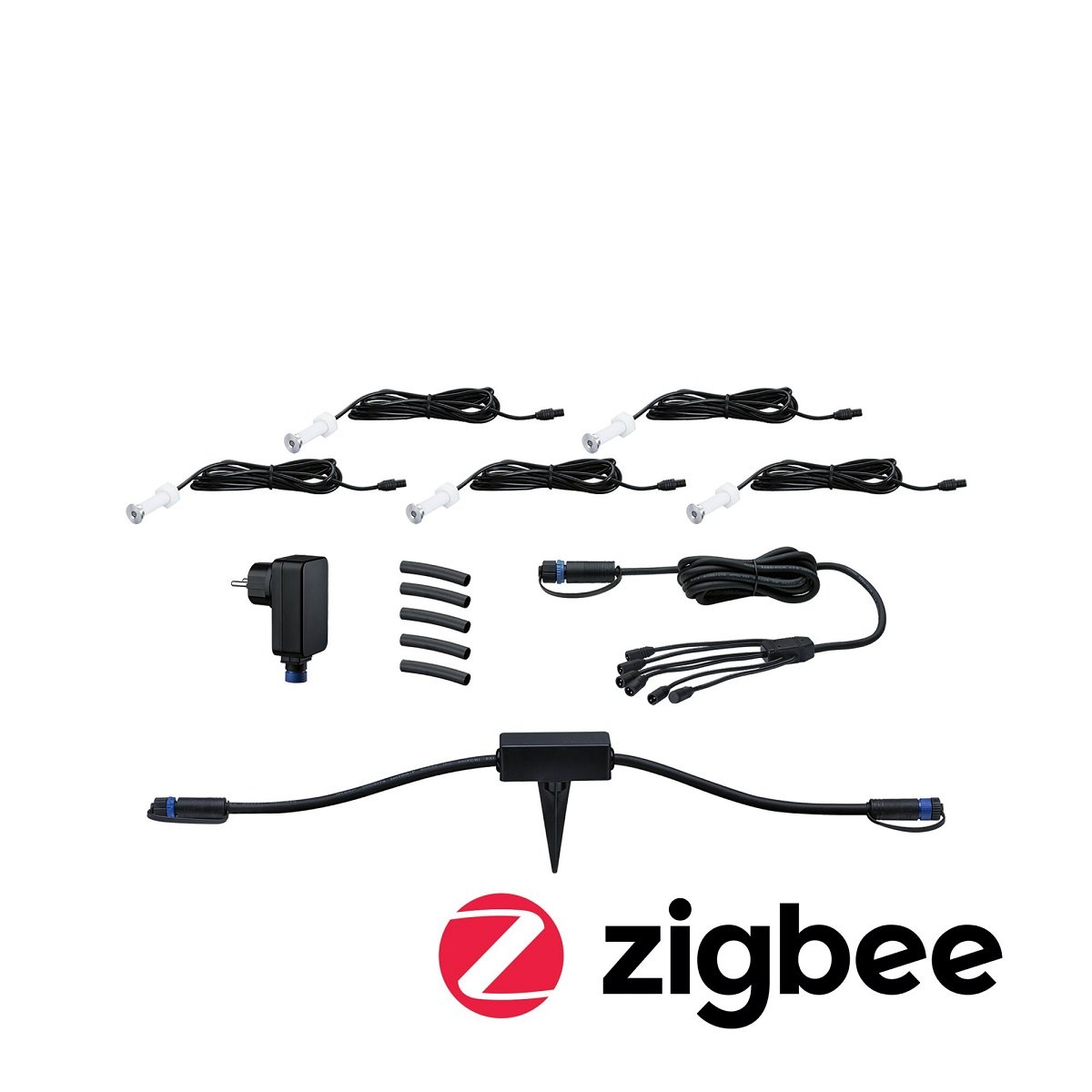 Paulmann No. 5063 Bundle Outdoor Plug&Shine MicroPen Zigbee 5x0,22W 3000K