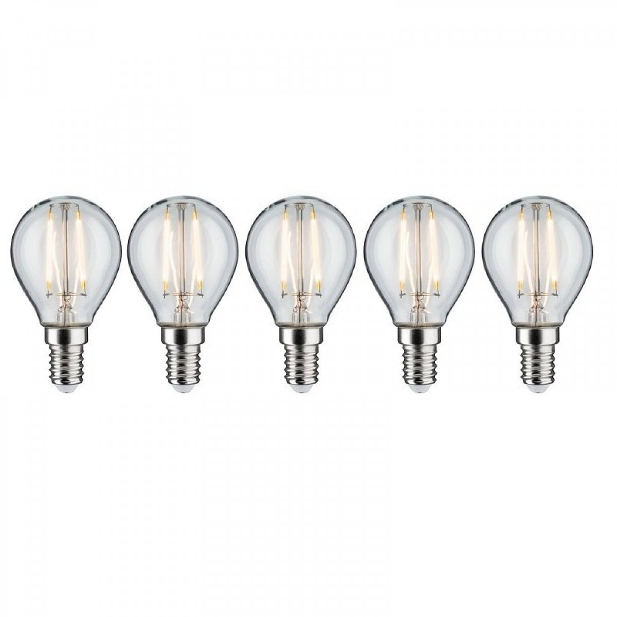 Paulmann No. 5087 Bundle 5xLED Tropfen 4,8 Watt E14 Klar 2700 K dimmbar