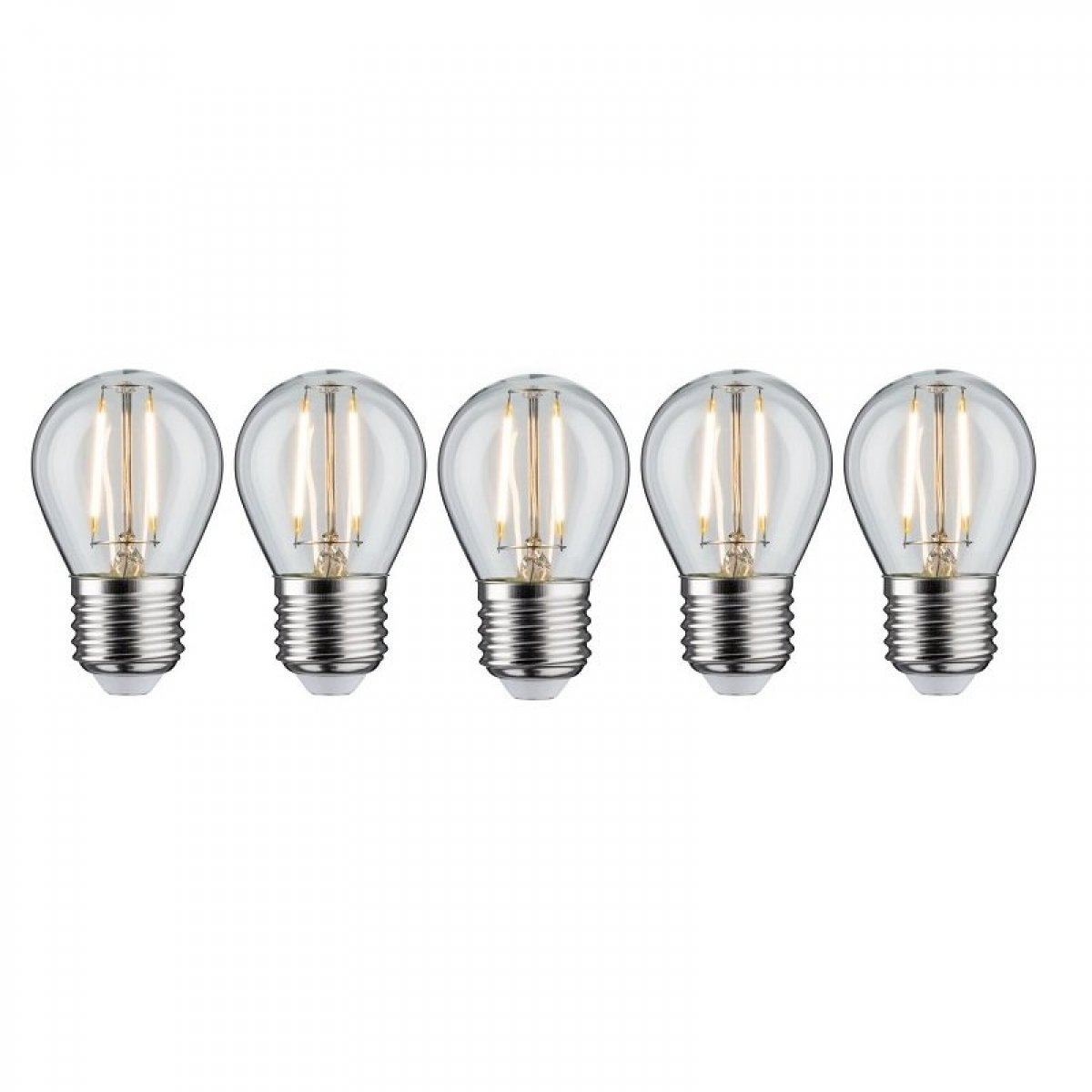 Paulmann No. 5091 Bundle 5xLED Tropfen 2,6W E27 Klar Warmwei� 250lm