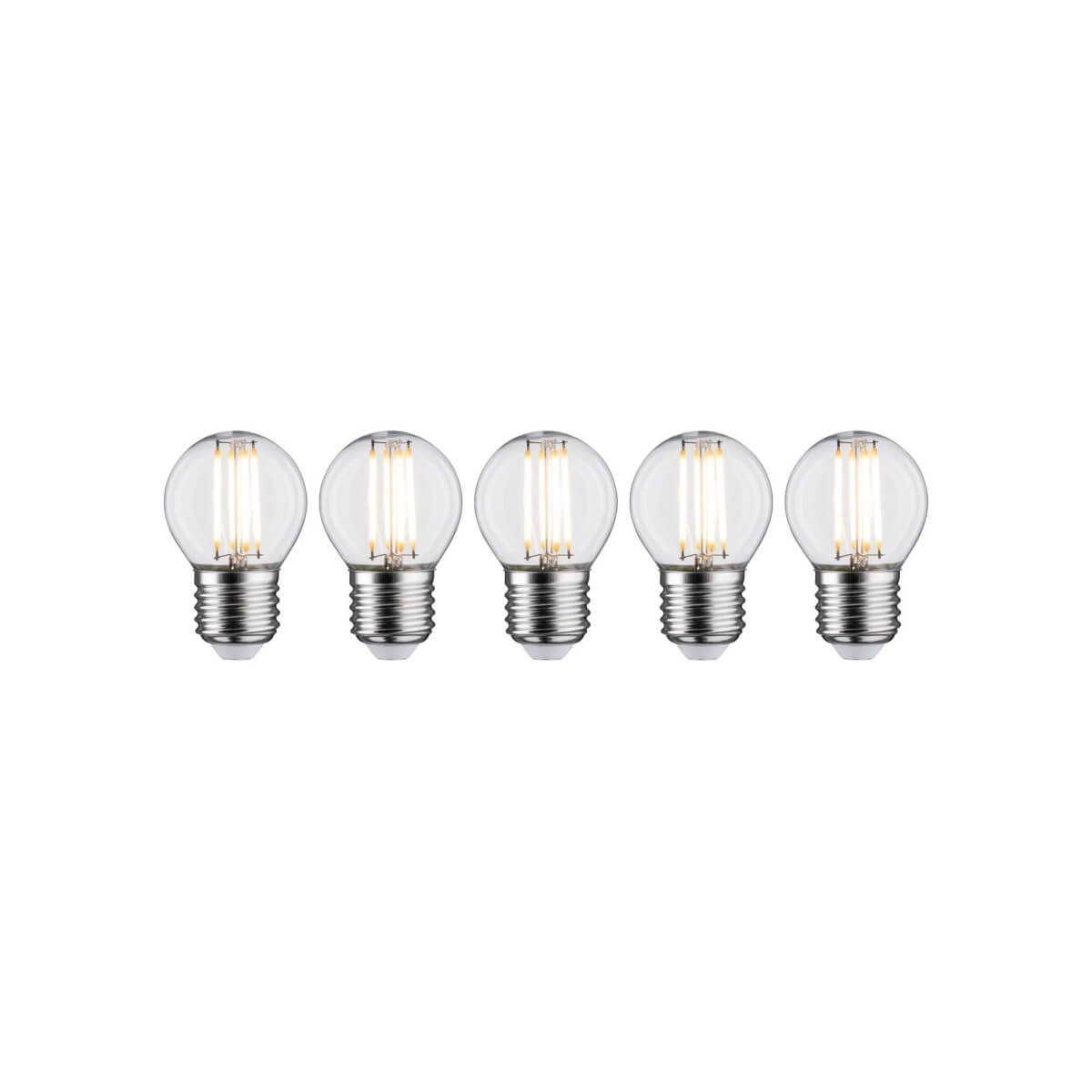 Paulmann No. 5093 Bundle 5xLED Filament Tropfen 470lm E27 klar 5W