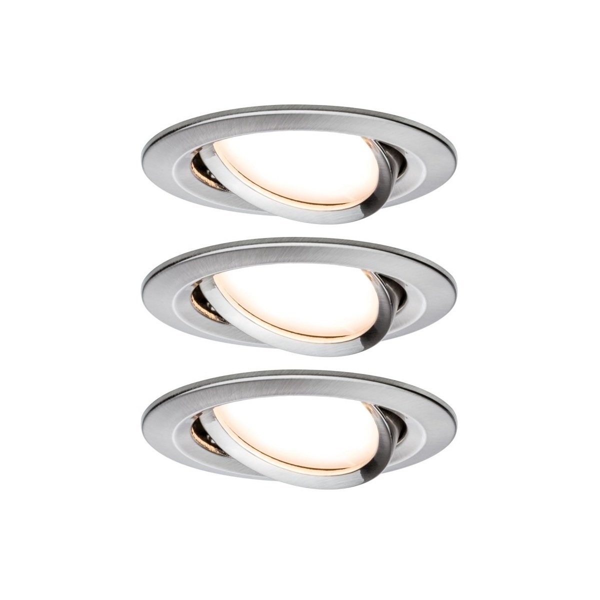 Paulmann No. 5141 EBL Nova Coin 3x6W 2700K Eisen geb. inkl. Zigbee Controller Cephei