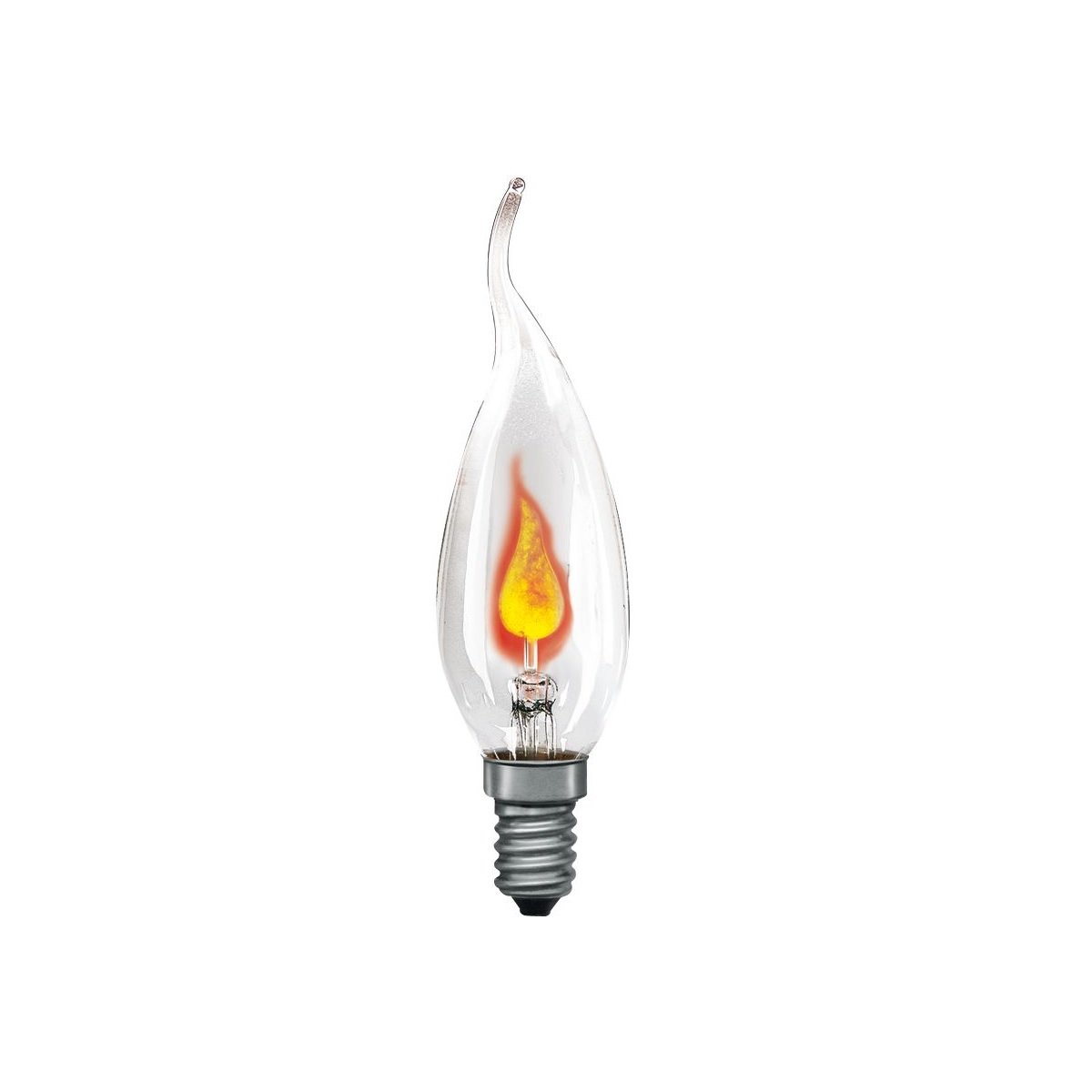 Paulmann No. 53003 Gl�hlampe Cosy Flackerkerze 3 Watt E14 Klar