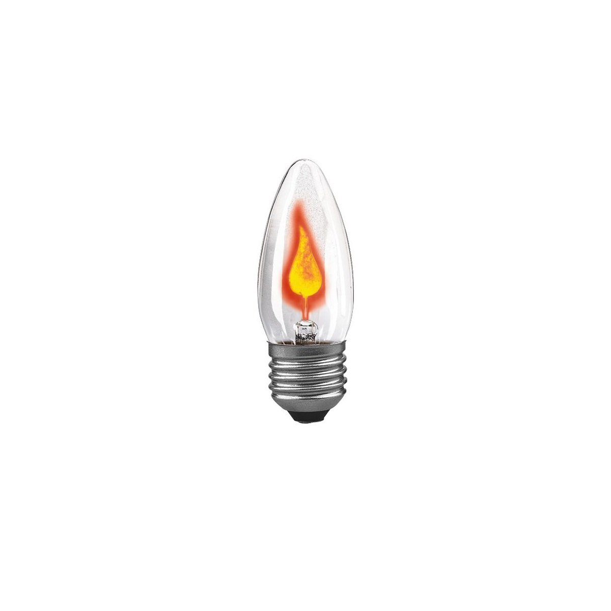 Paulmann No. 53100 Gl�hlampe Flackerkerze 3 Watt E27 Klar 