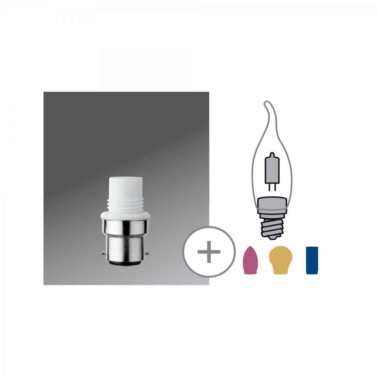 Paulmann No. 54927 Minihalogen Sockel f�r G9 Stiftsockel B22d 230V Wei�