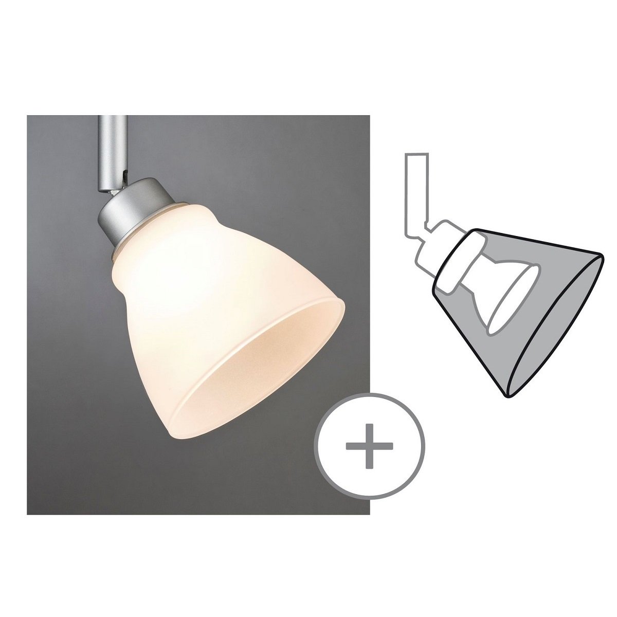 Paulmann No. 60007 Design Deko-Schirm DecoSystems max. 50W, Wolbi Wei�