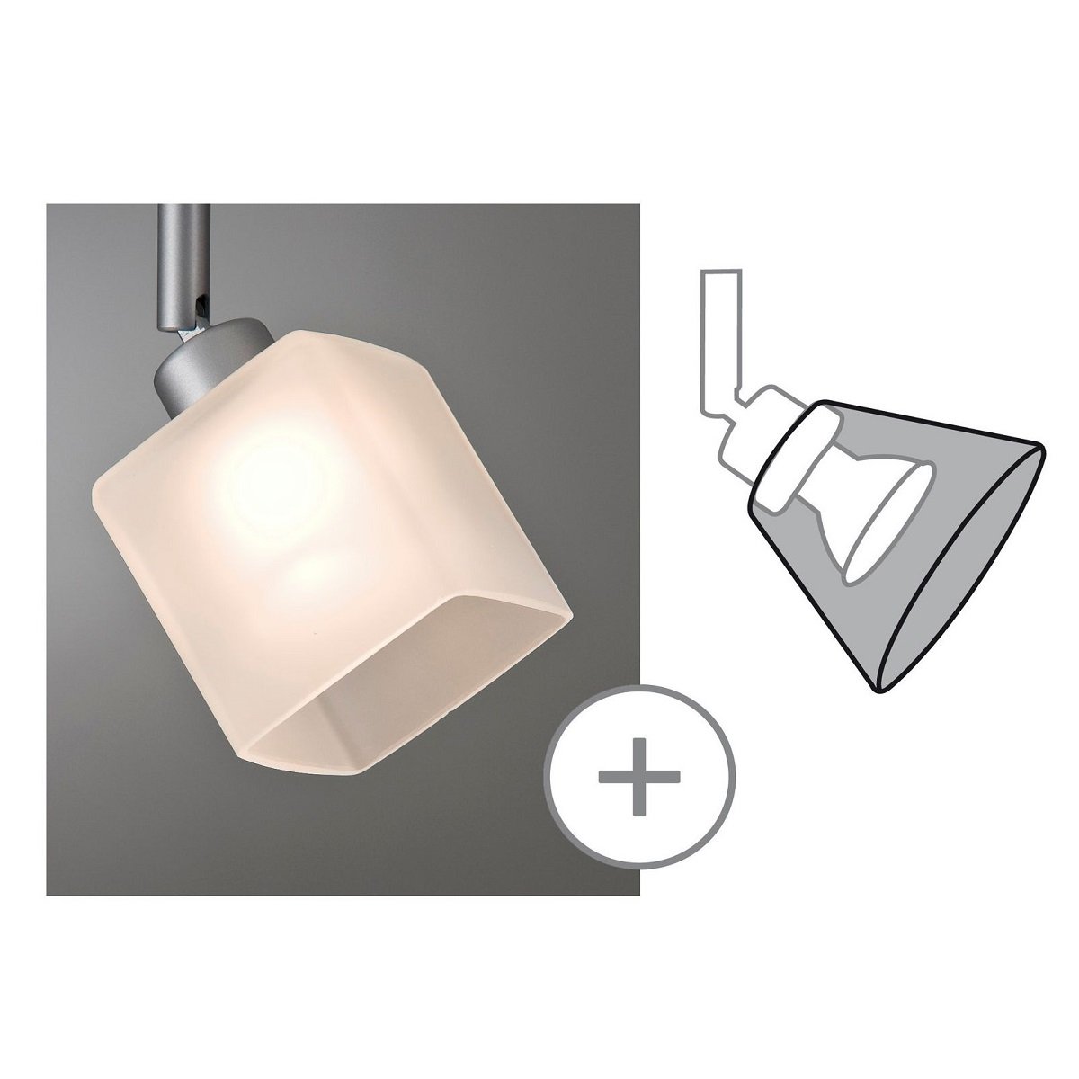 Paulmann No. 60015 Design Deko-Schirm DecoSystems max. 50W, Quad Wei�