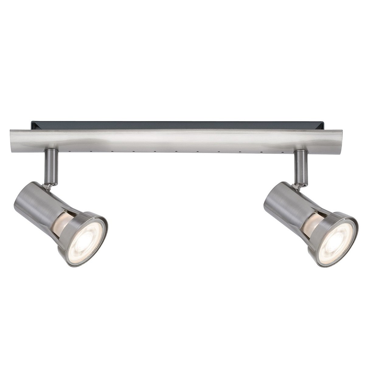 Paulmann No. 66699 Strahler Teja 2-flammig Nickel satiniert ohne Leuchtmittel, max. 10W GU10