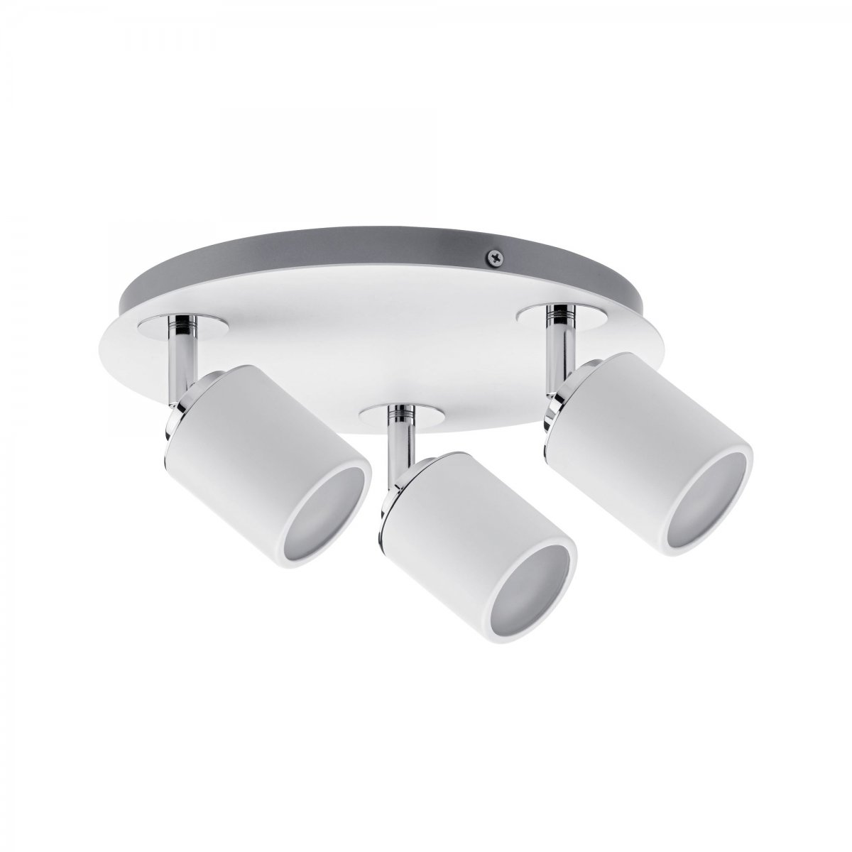 Paulmann No. 66719 Strahler Tube 3-flammig Wei�, Chrom ohne Leuchtmittel, max. 10W GU10 IP44 