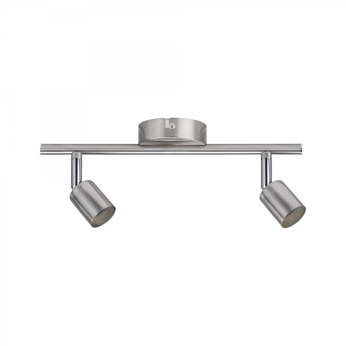 Paulmann No. 66744 Strahler Carolina 2-flammig Nickel matt ohne Leuchtmittel, max. 10W GU10 
