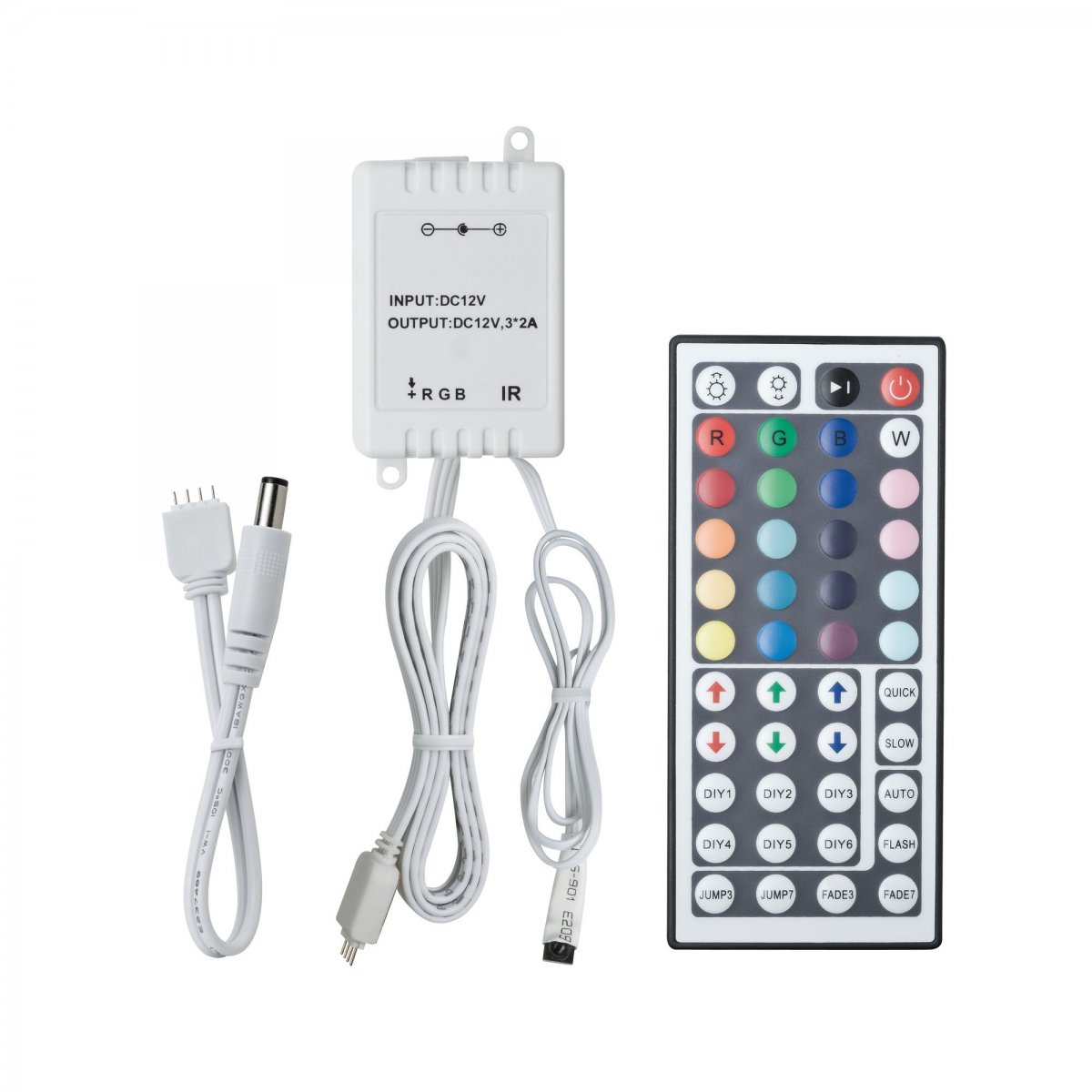 Paulmann No. 70202 YourLED RGB-Control mit IR-Fernbedienung Weiß,  Kunststoff --> Leuchten & Lampen online kaufen im