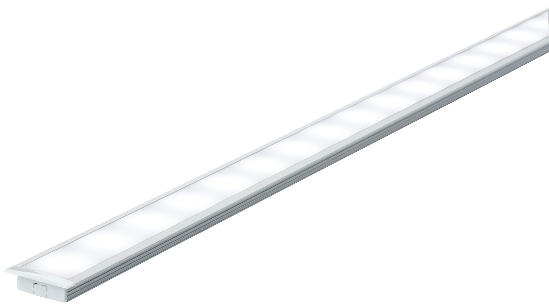 Alu/ Paulmann Kunststoff Profil Lampen Floor Alu mit & 70410 online Satin, No. Leuchten eloxiert, 100cm --> Diffusor