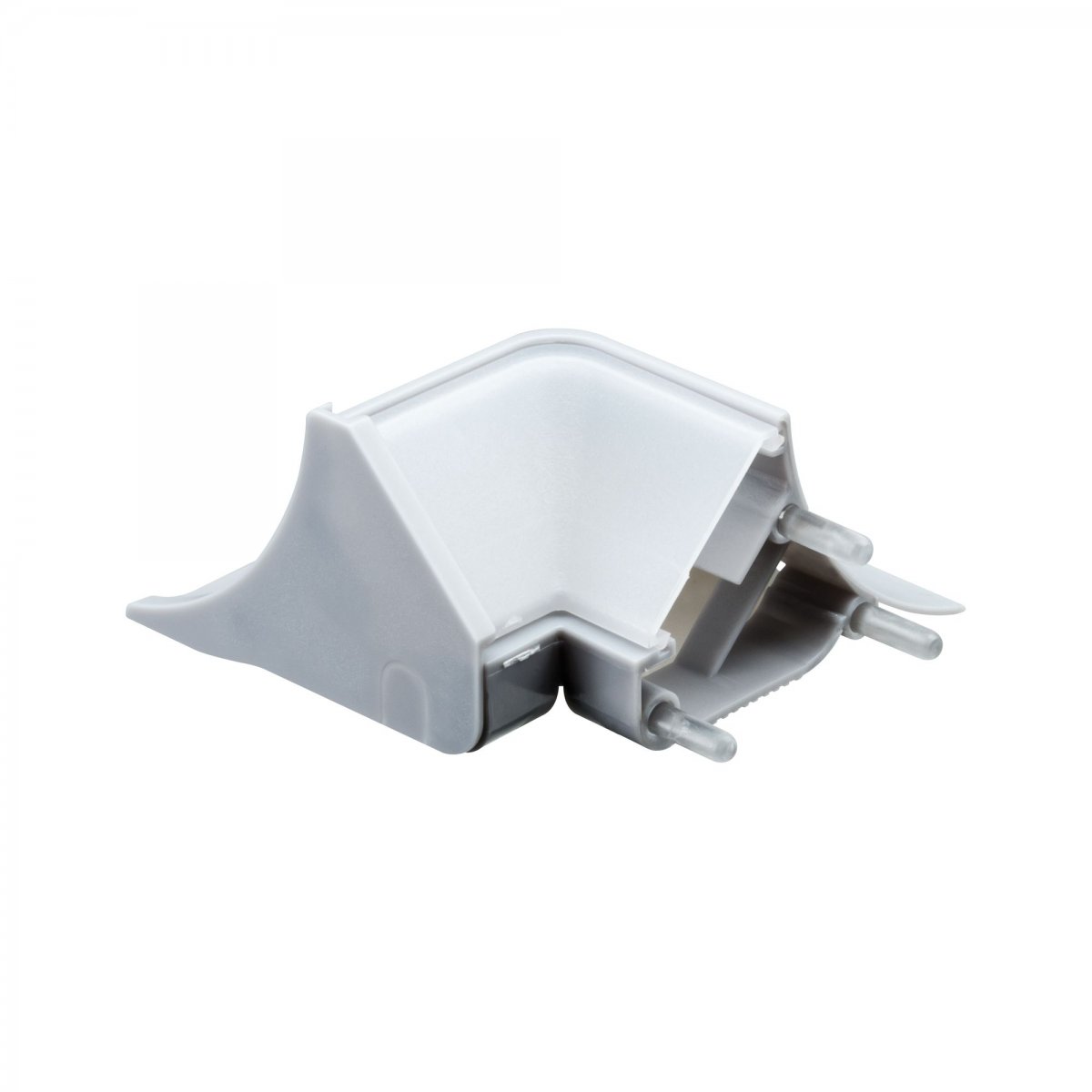 Paulmann No. 70441 Corner Profil Outside Edge 2er Pack grau, Kunststoff