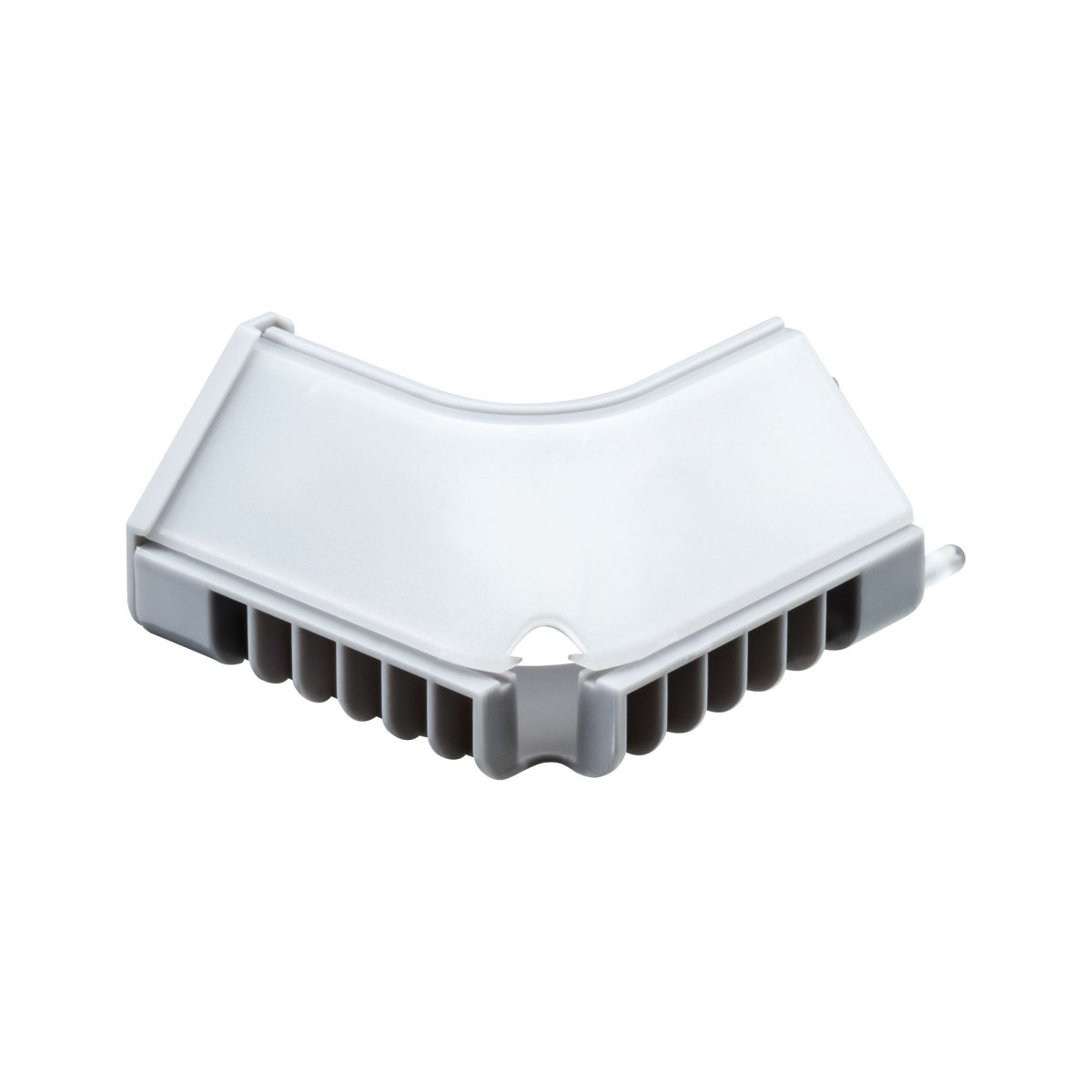 Paulmann No. 70442 Corner Profil Inside Edge 2er Pack grau, Kunststoff 