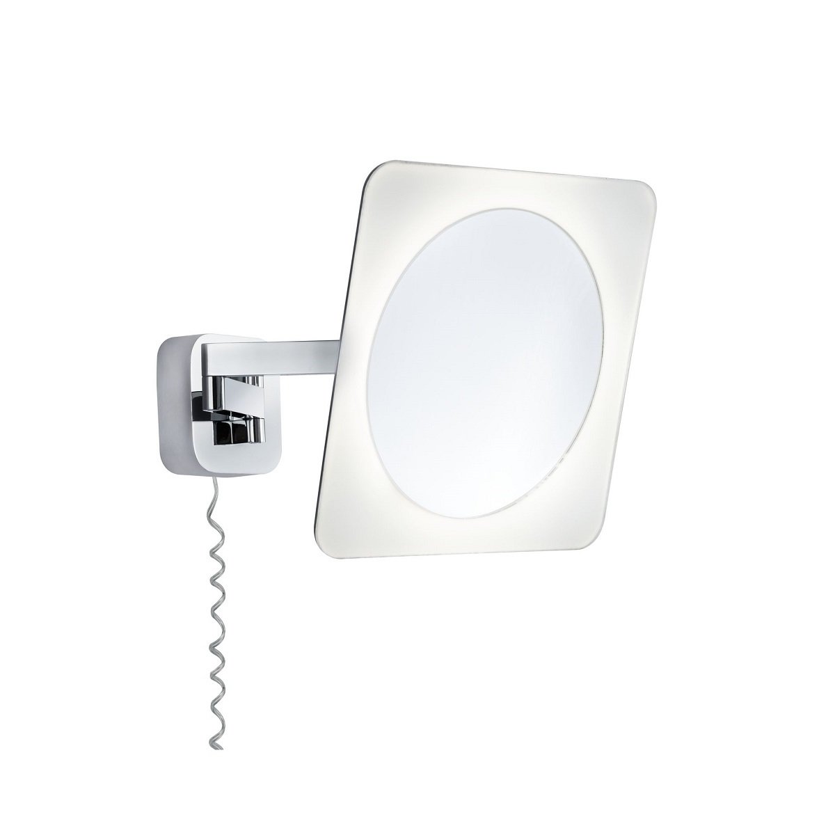 Paulmann No. 70468 Kosmetikspiegel Bela LED IP44 5,7W Chrom, Wei�, Spiegel, Metall