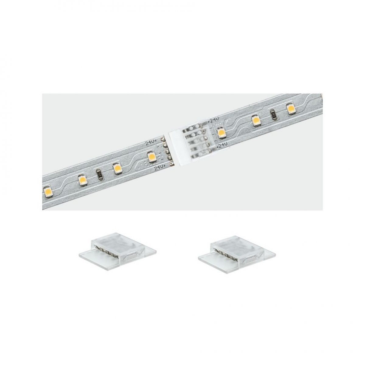 Paulmann No. 70618 MaxLED Clip-to-Clip Verbinder 2er-Pack f�r unbeschichtete Strips