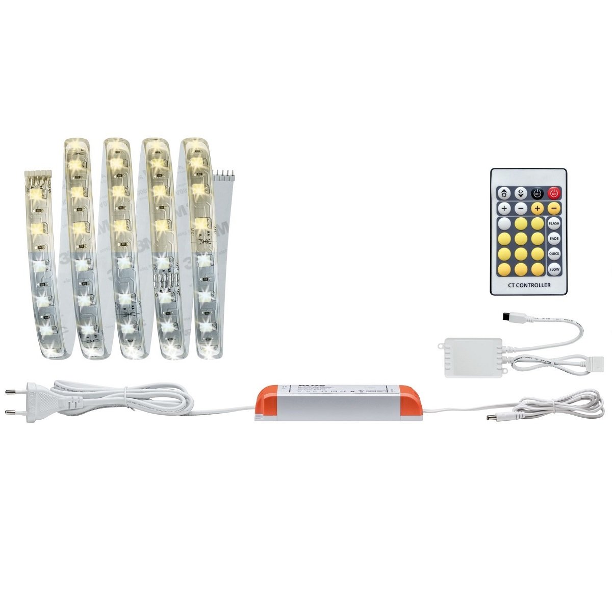 Paulmann No. 70623 MaxLED Tunable White Basisset beschichtet 1,5m 10W mit Wei�lichtsteuerung