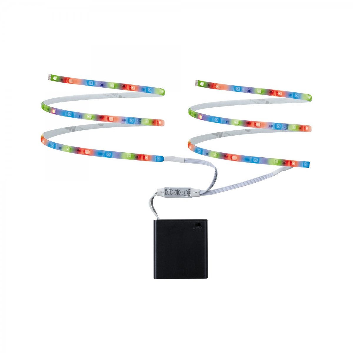 Paulmann No. 70700 LED Mobil Stripe RGB 2x80 cm Batteriebetrieb 1,2W