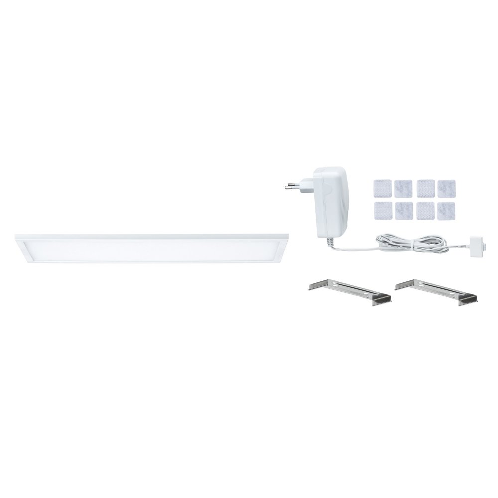 Paulmann 70776 Function Ace LED-Panel Basic Set 10x30 cm 7,5W 230/24V blanc satin métal/plastique