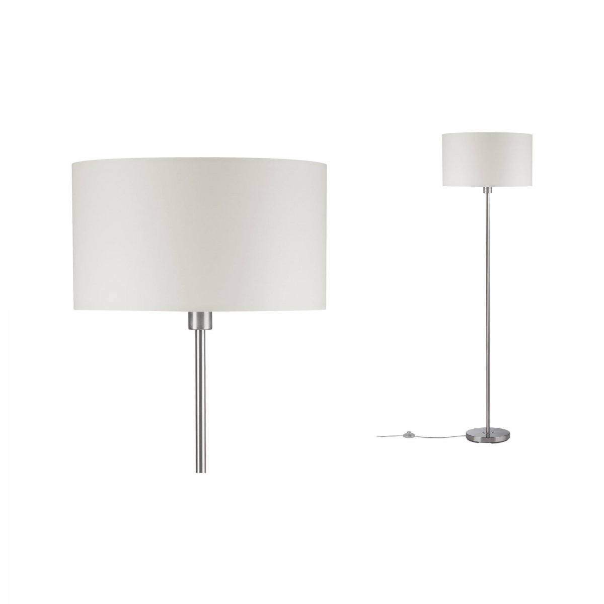 Paulmann No. 70922 Stehleuchte Tessa Creme, Eisen geb�rstet 160 cm