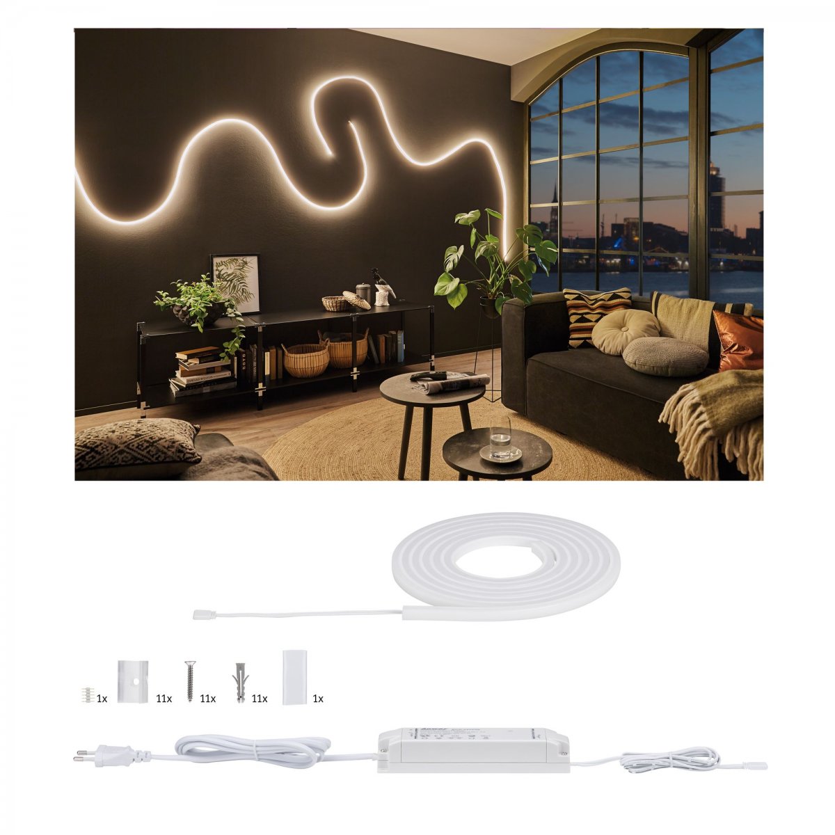 Paulmann No. 70963 MaxLED Flow Basisset 3m 37W Warmwei�