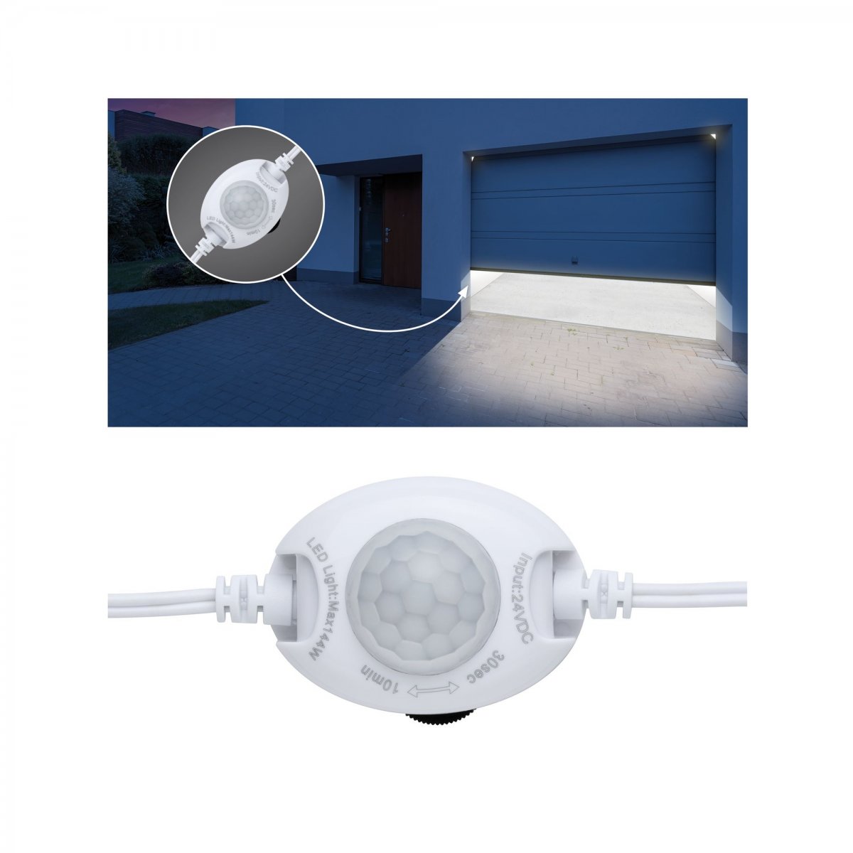 Paulmann No. 70974 MaxLED Night Bewegungssensor f�r Nachtbeleuchtung