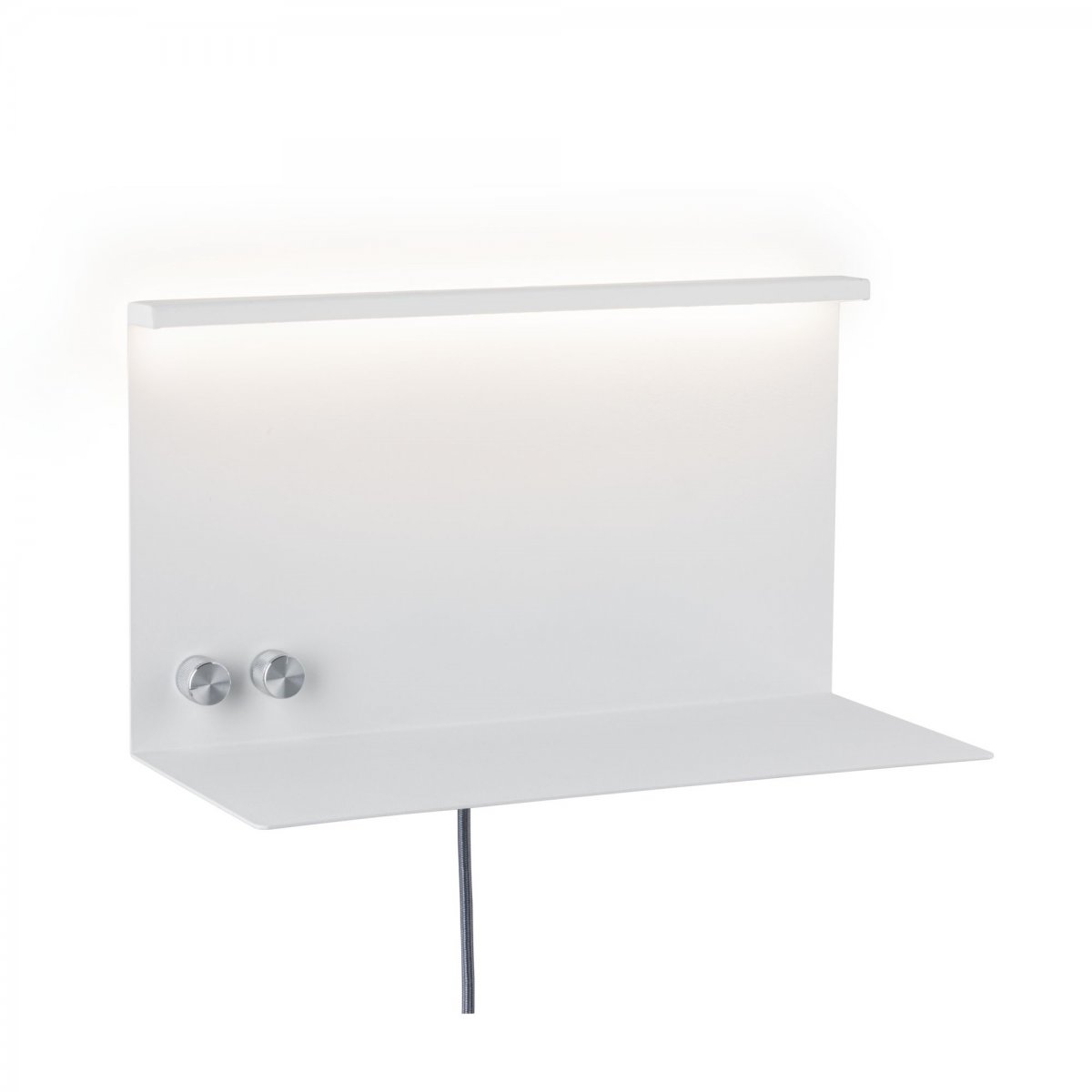 Paulmann No. 78919 LED Wandleuchte mit Ablage Jarina 4,5W & 1,6W Wei�