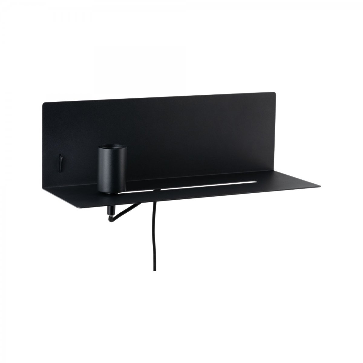 Paulmann No. 78920 Wandleuchte mit Ablage Devara E27 max.40W schwarz