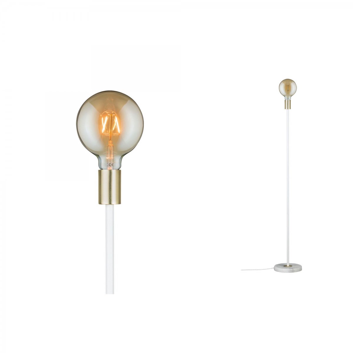 Paulmann No. 79615 Leuchten » Neordic kaufen für Gold online matt & --> Nordin Lampen Stehleuchte Beleuchtung Weiß