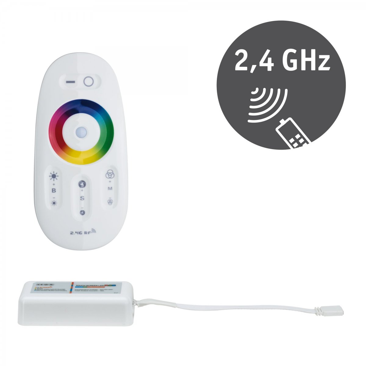 Paulmann No. 79797 MaxLED RGBW Controller max. 144W f�r mehrfarbige Stripes Reichweite 30 m