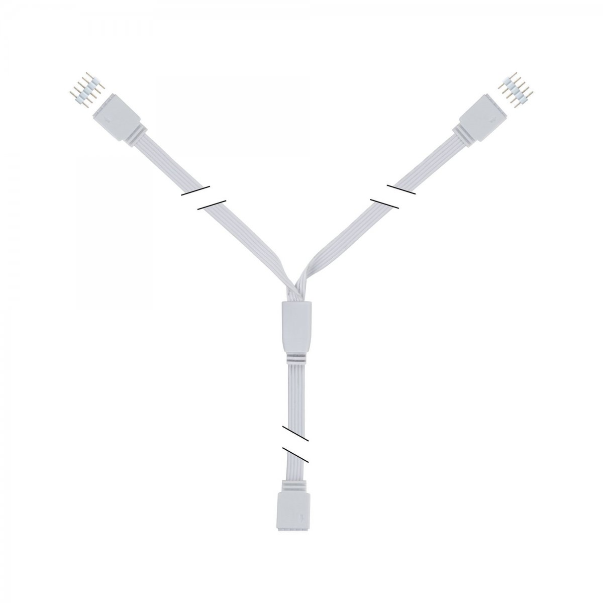 Paulmann No. 79813 MaxLED Y-Splitter 1 zu 2 Verteilung 30 cm Wei�