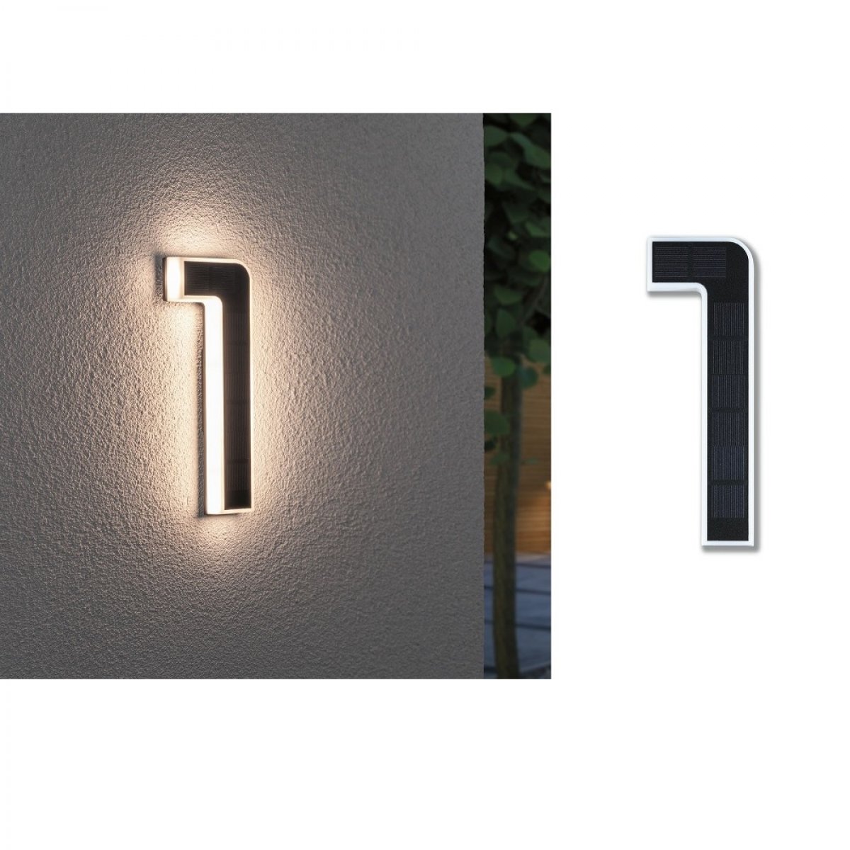 Hausnummer Ziffer 3 für Solar LED Beleuchtung Hausnummerleuchte Haus Zahl 