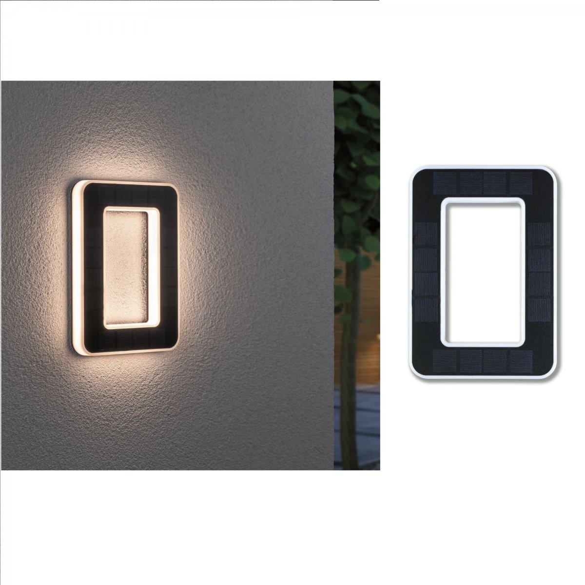 Paulmann No. 79851 Outdoor Solar Hausnummern 0 IP44 3000K Akku wechselbar