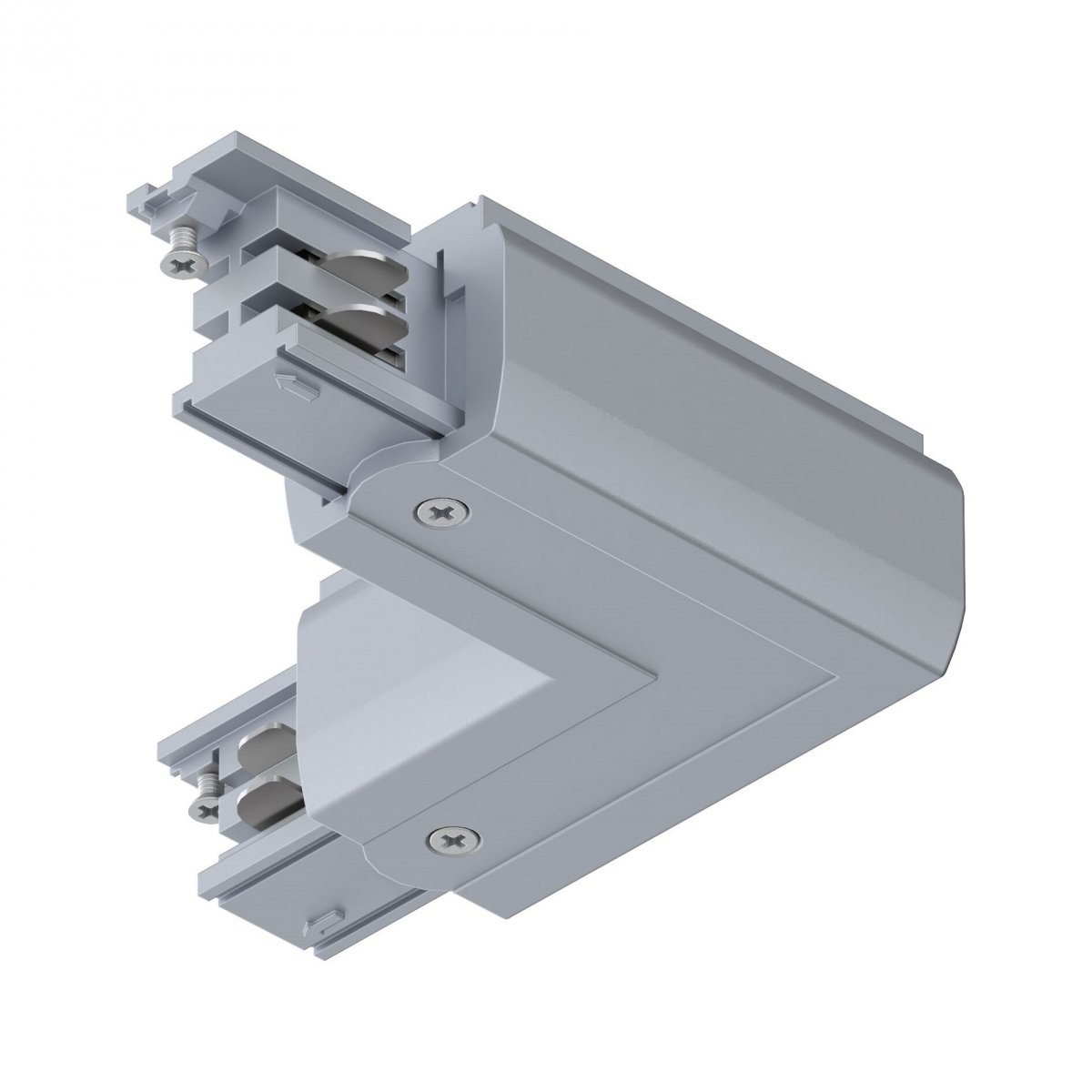 Paulmann No. 91371 ProRail3 3-Phasen Schienensystem Verbinder L-St�ck Innen Silber 