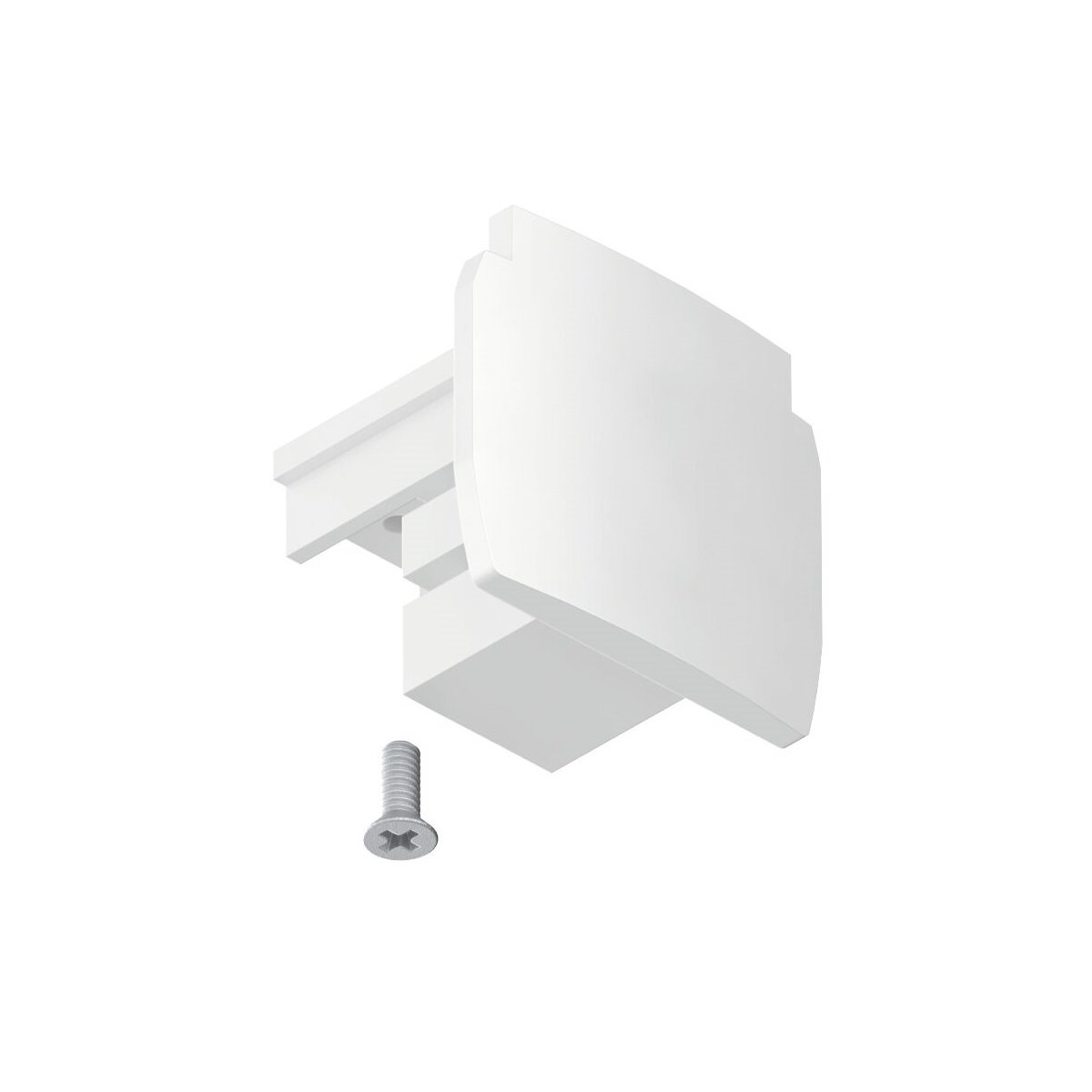Paulmann No. 91383 ProRail3 3-Phasen Schienensystem Endkappe 1-er Pack Wei�