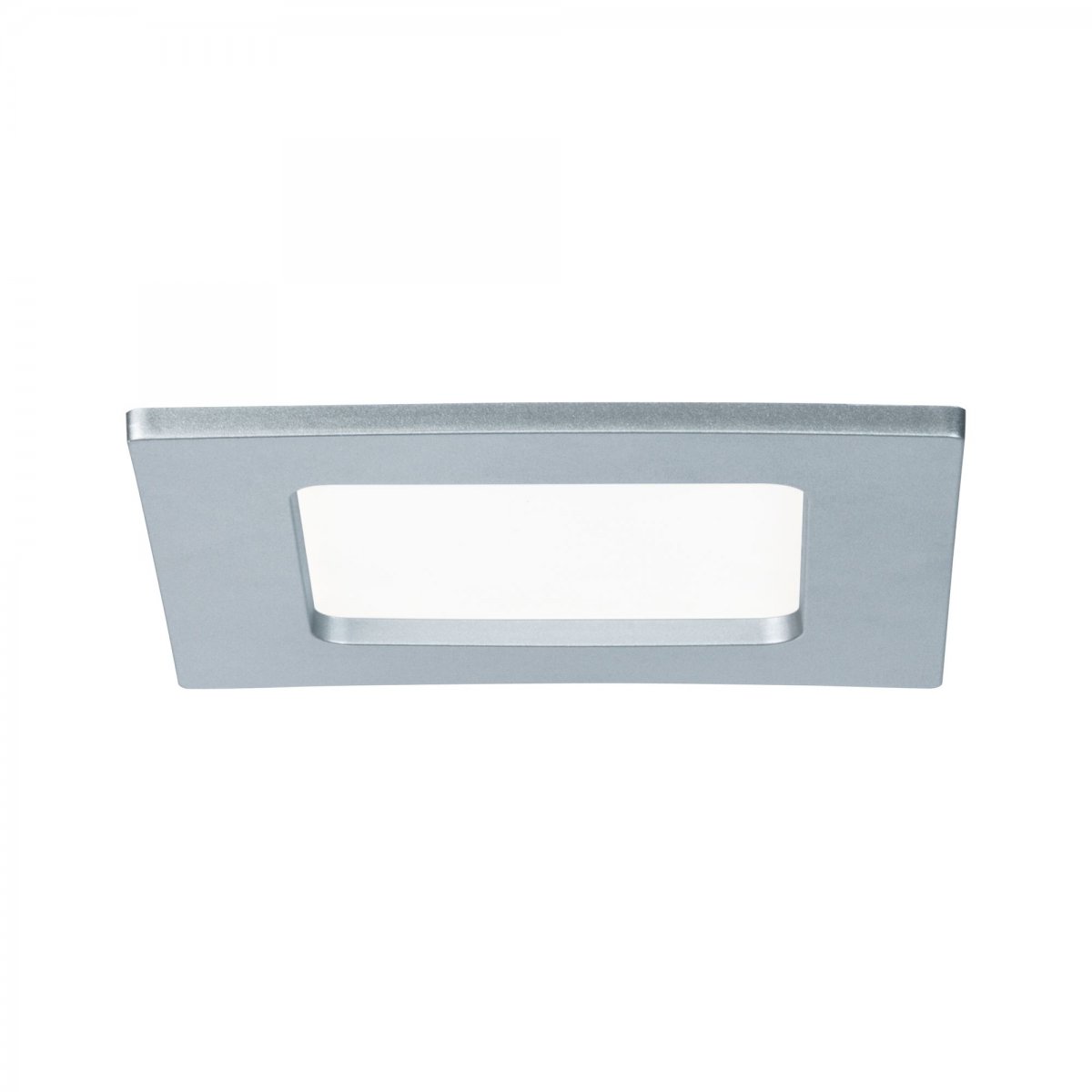 Paulmann No. 92076 Einbaupanel LED eckig 6W 4000K Chrom matt IP44 spritzwassergesch�tzt