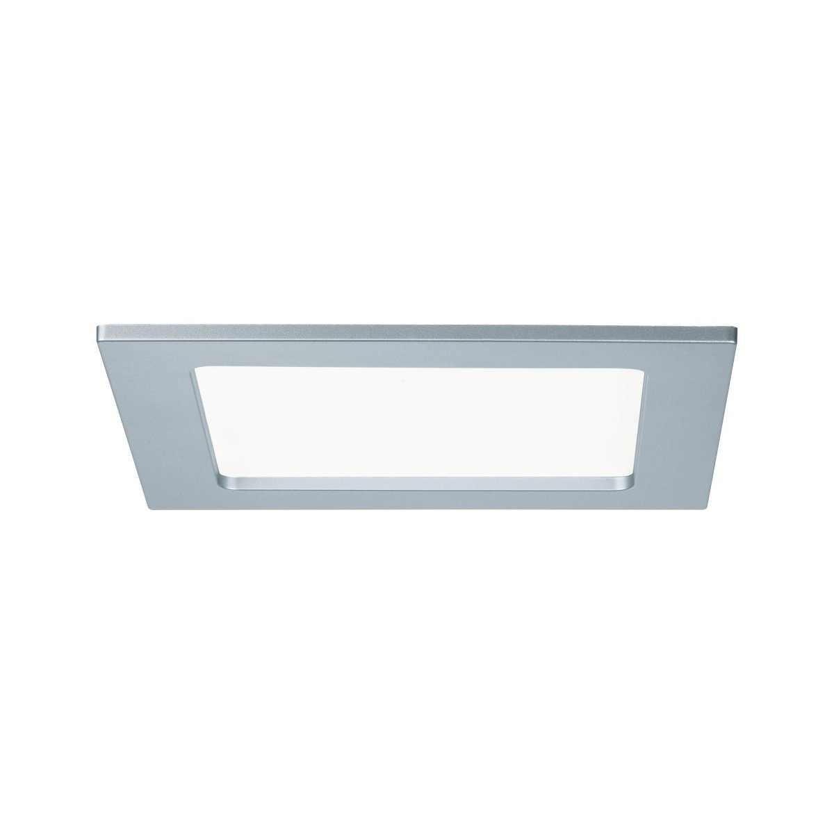 Paulmann No. 92077 Einbaupanel LED eckig 12W 4000K Chrom matt IP44 spritzwassergesch�tzt