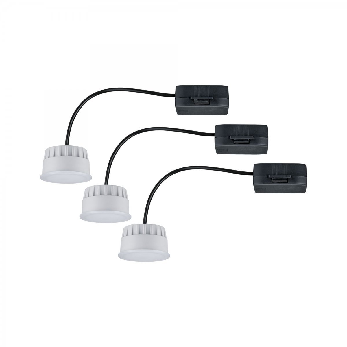 Paulmann LED-inbouwlamp Nova Plus Coin Basisset star IP44 hoekig 78x78mm Coin 3x6W 3x470lm 230V