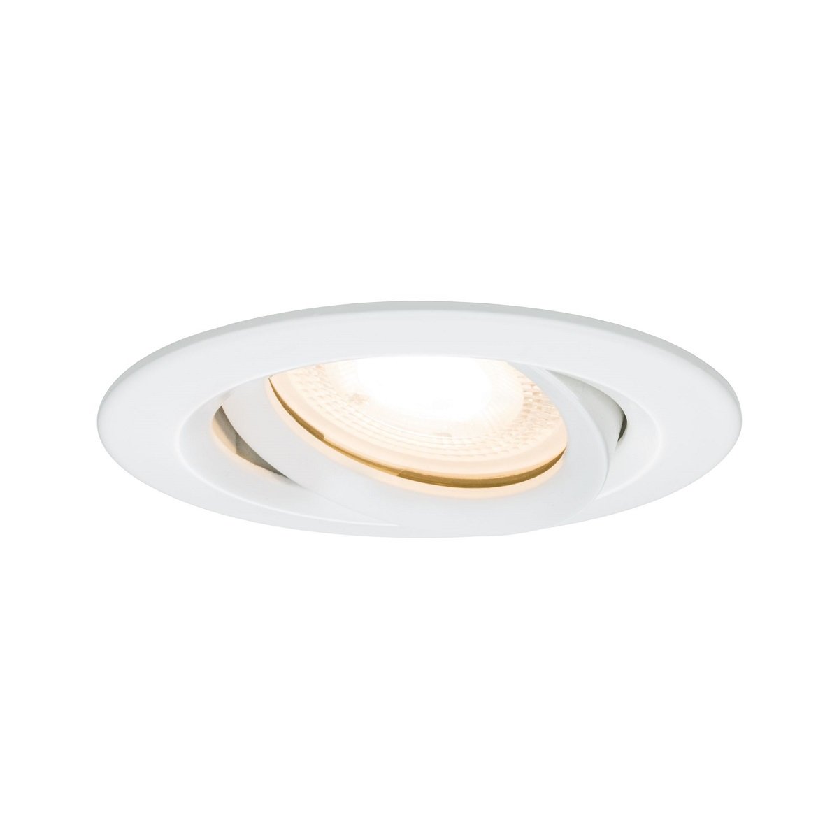 Paulmann No. 92897 Einbauleuchte LED Nova IP65 rund 7W GU10 Wei� 1er-Set schwenkbar