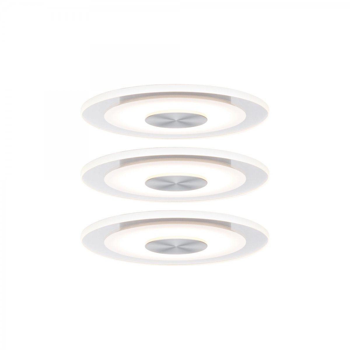 Paulmann No. 92907 Einbauleuchte LED Whirl rund 5,5W dimmbar 3-Set