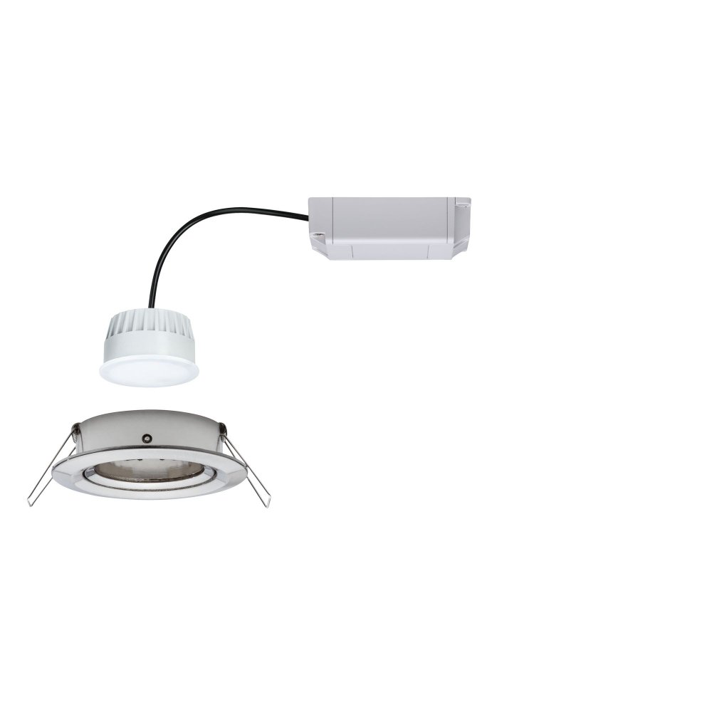 Paulmann No. 92961 SmartHome Zigbee LED Einbauleuchte Nova Plus 6W Eisen  gebürstet --> Leuchten & Lampen online kaufen