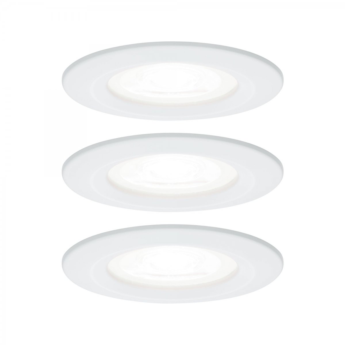 Paulmann No. 92980 LED Einbauleuchte Nova rund 3x6,5W GU10 Wei� 4000K IP44