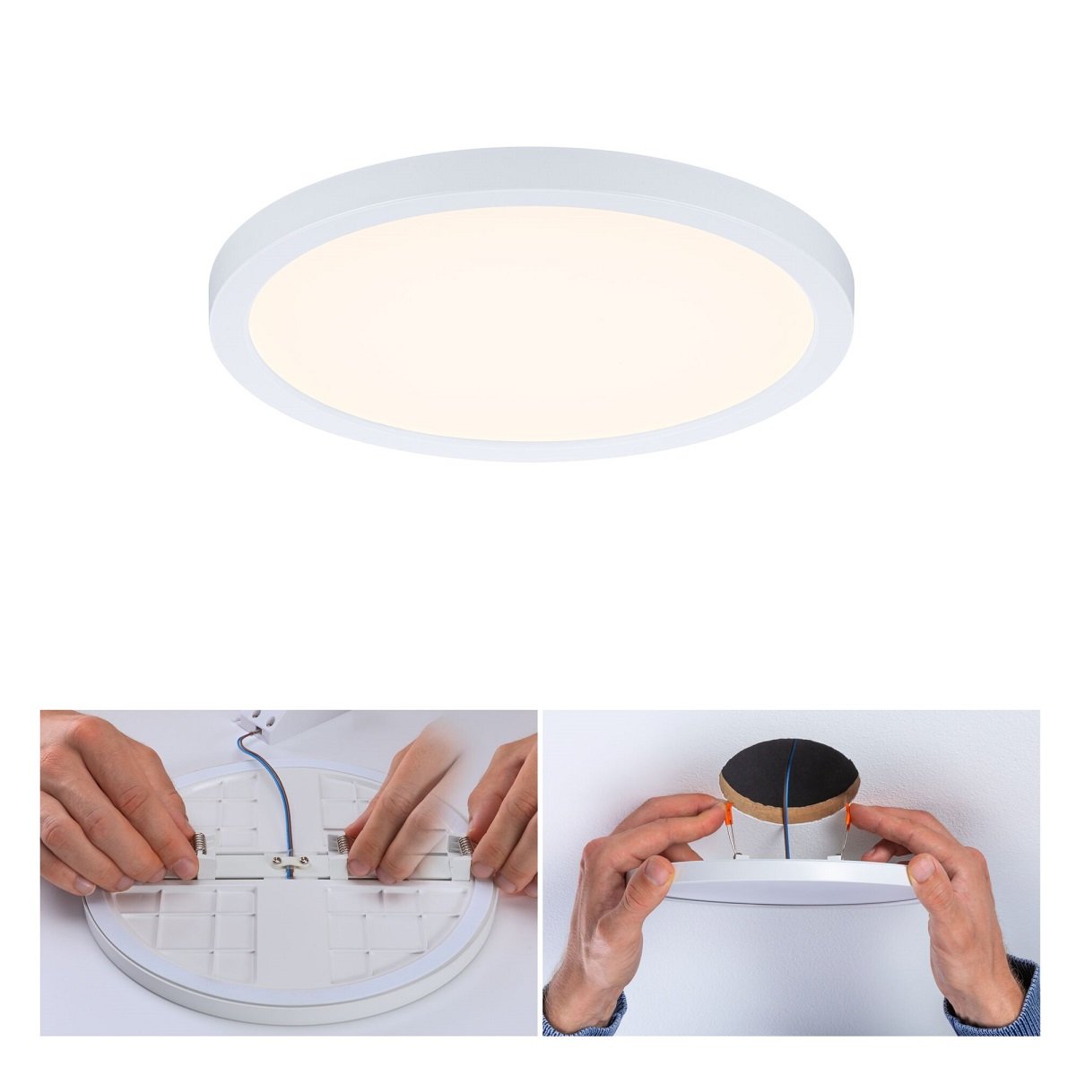 Paulmann No. 93032 LED Einbaupanel Areo VariFit IP44 rund 175mm Wei� 3000K
